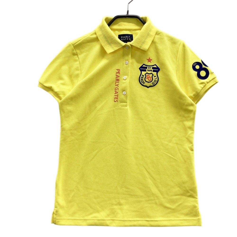 サイズ：0 PEARLY GATES パーリーゲイツ 半袖ポロシャツ イエロー系