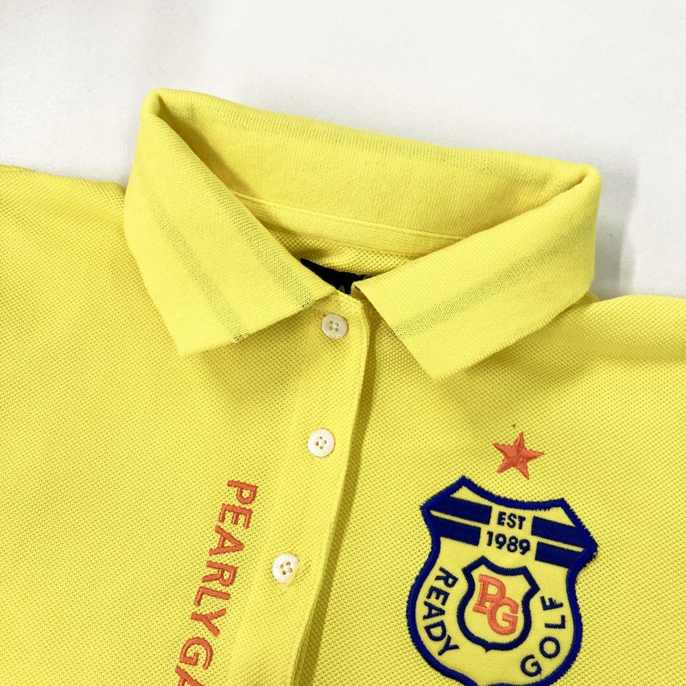 サイズ：0 PEARLY GATES パーリーゲイツ 半袖ポロシャツ イエロー系