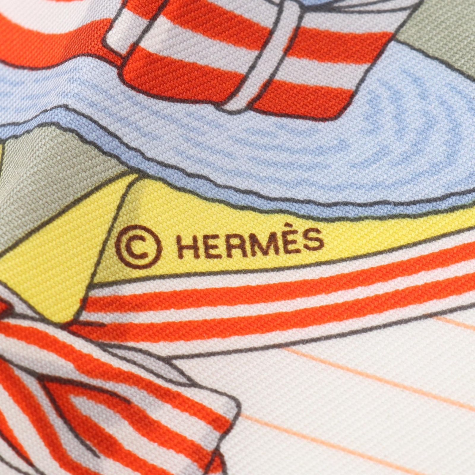 エルメス HERMES スカーフ プチカレ カレ45 LES BECANES シルク カレ45