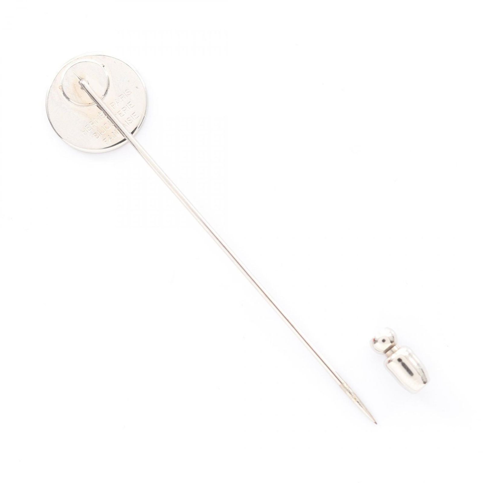 エルメス HERMES ブローチ セリエ ピン ステンレススチール ピン