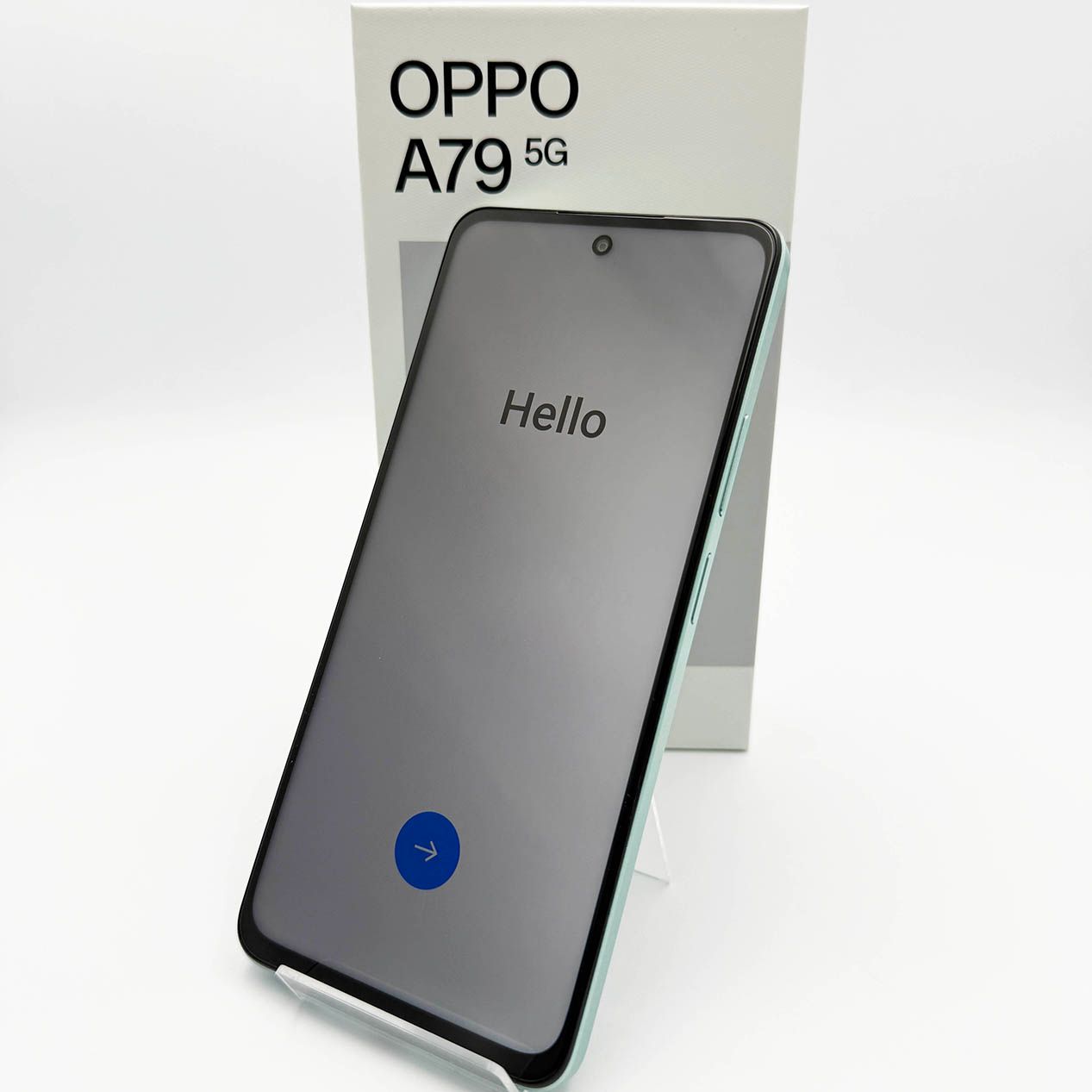 安心の1年保証！OPPO A79 5G A303OP 128GB Y!mobile版 グローグリーン