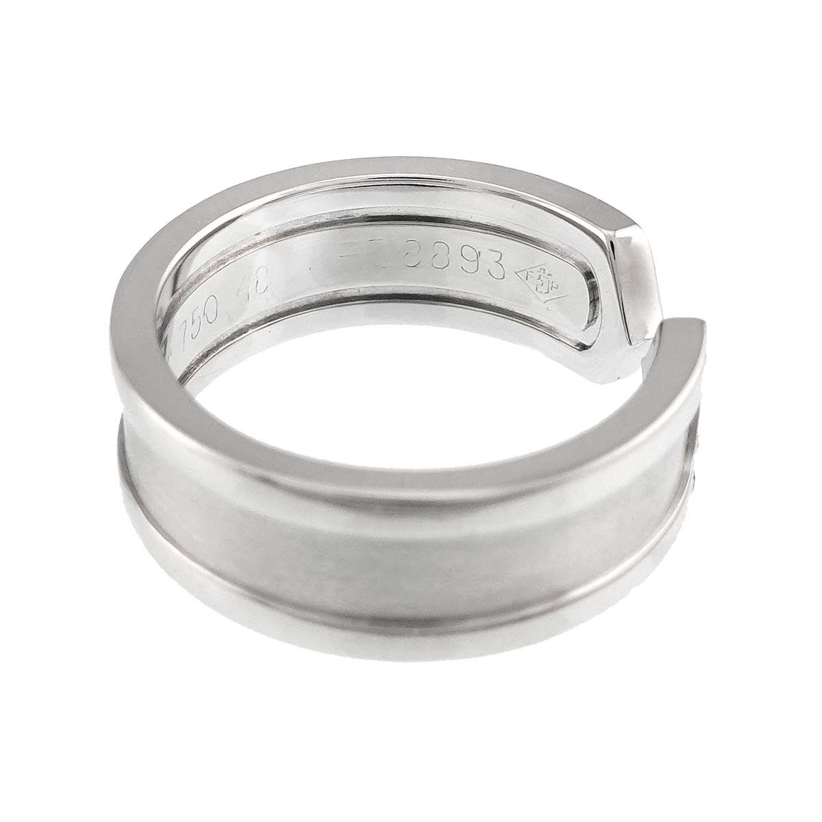 カルティエ Cartier C2 スモール SM #48 リング ダイヤ K18 WG