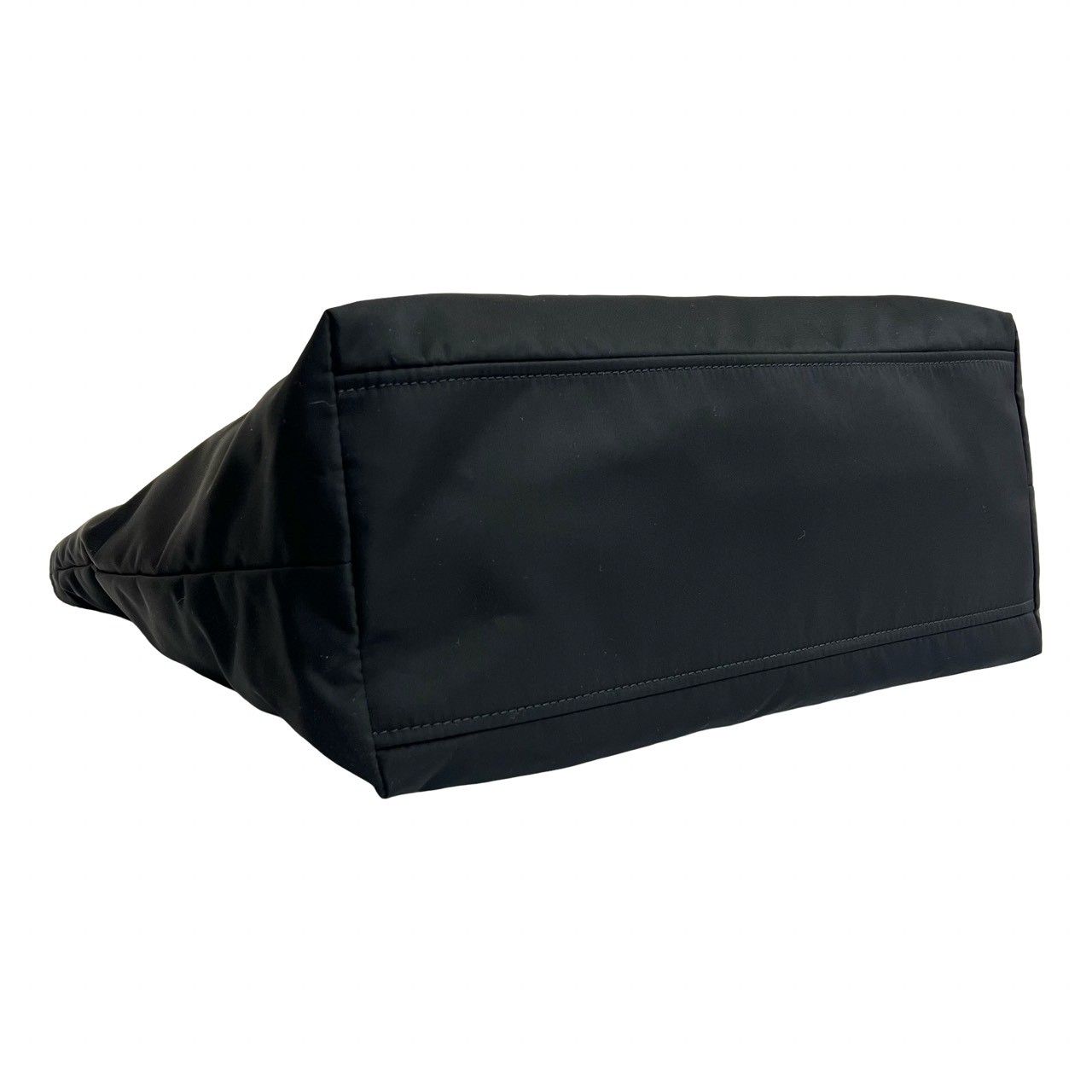 未使用保管品 希少品 PRADA プラダ 三角ロゴ プレート 金具 ナイロン