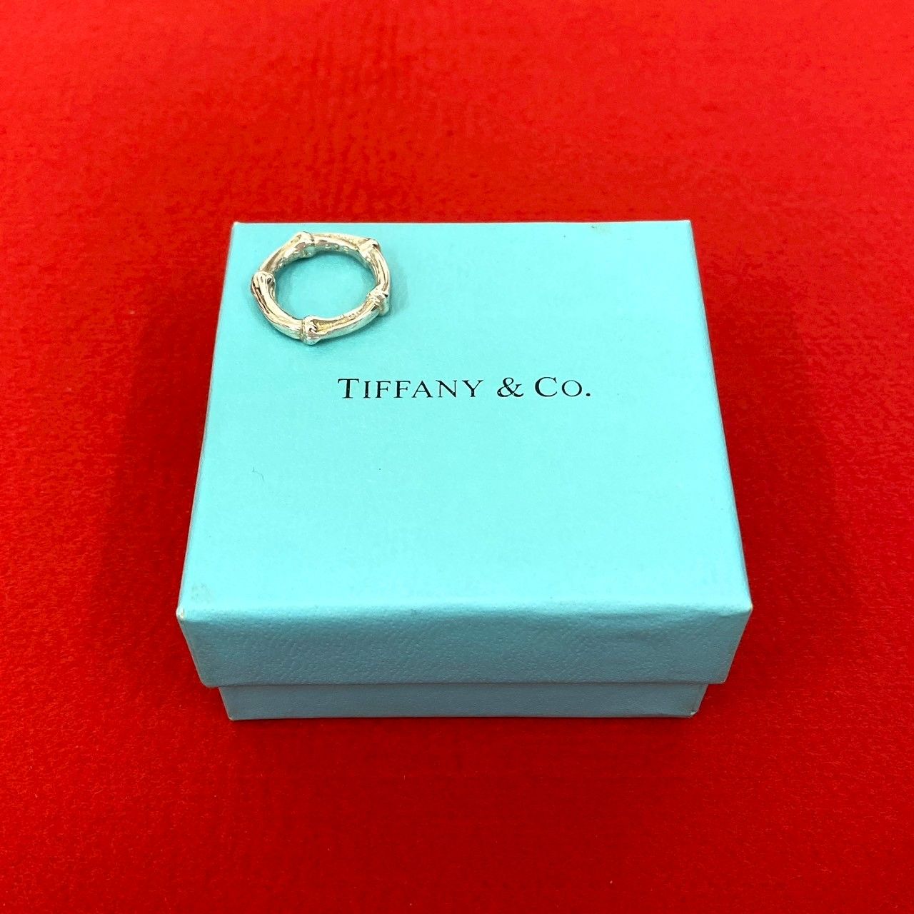 極 美品 希少品 TIFFANY&Co. ティファニー バンブー リング シルバー