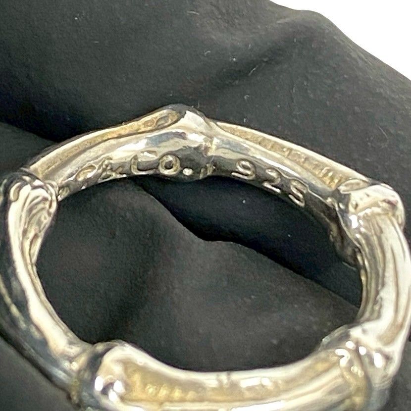 極 美品 希少品 TIFFANY&Co. ティファニー バンブー リング シルバー
