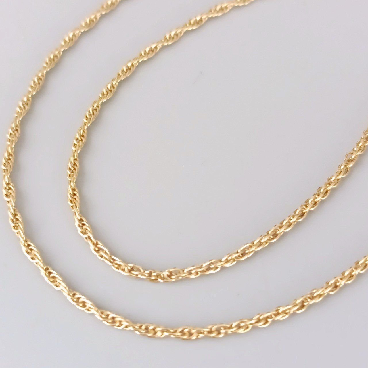 18金 K18 男女兼用 ジュエリーマキ ネックレス 3.82g 40.5㎝ Z142