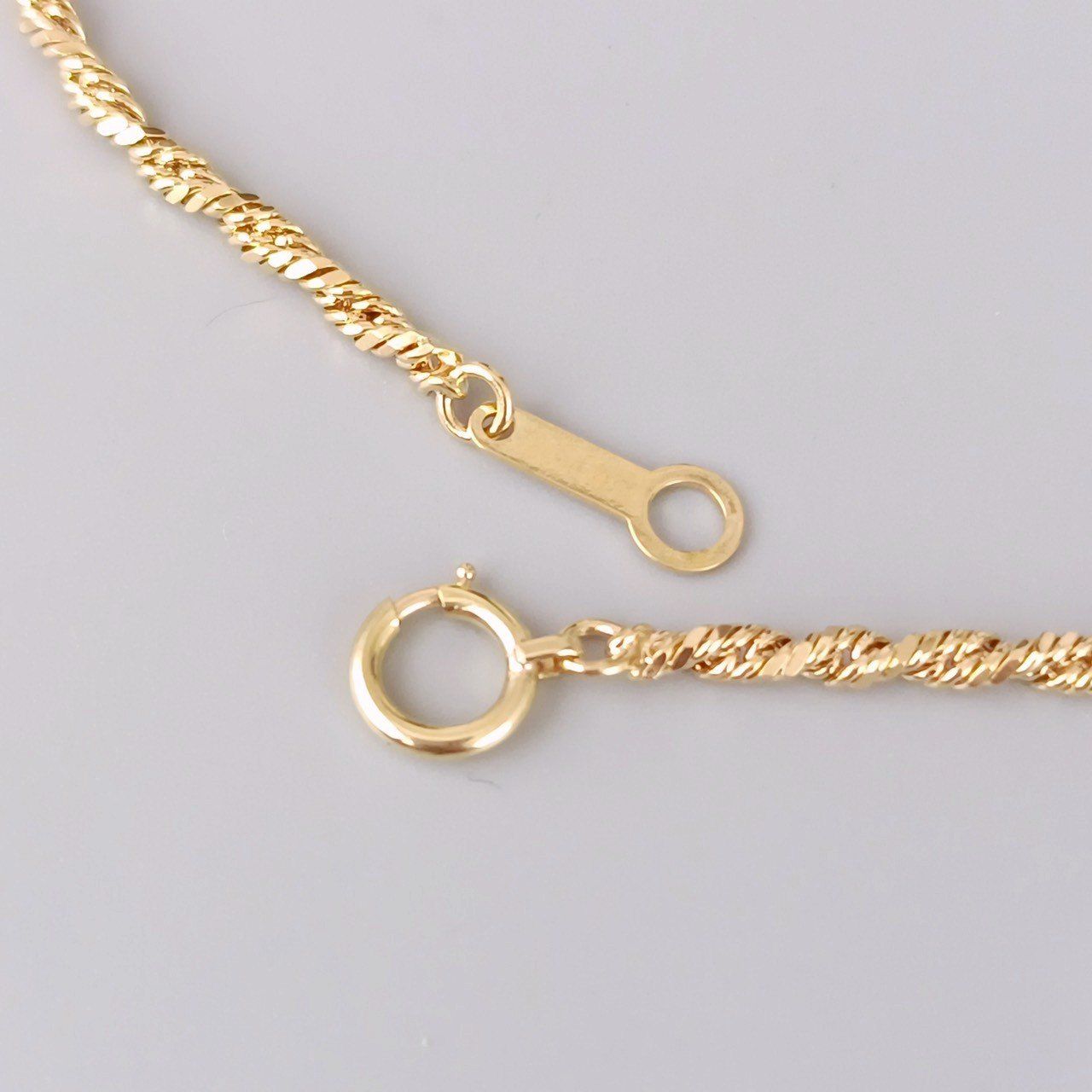 18金 K18 男女兼用 造幣局 デザインネックレス 3.82g 39.5㎝ Z143