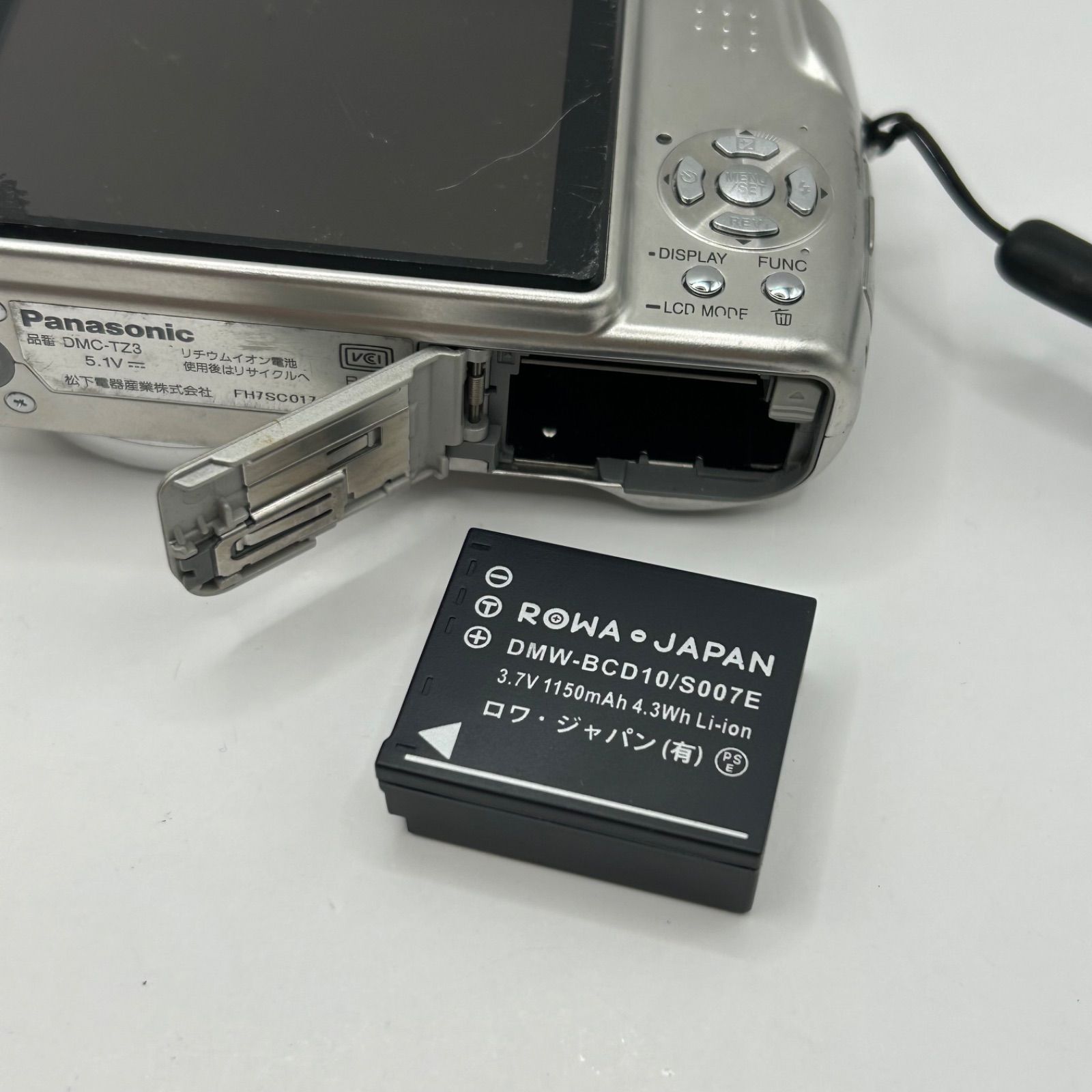 ジャンク品】Panasonic LUMIX DMC-TZ3 パナソニック ルミックス