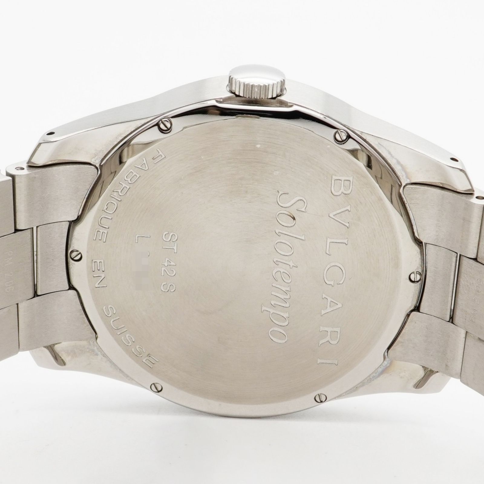 ブルガリ ソロテンポ ST42S 黒文字盤腕時計 メンズ - メルカリ