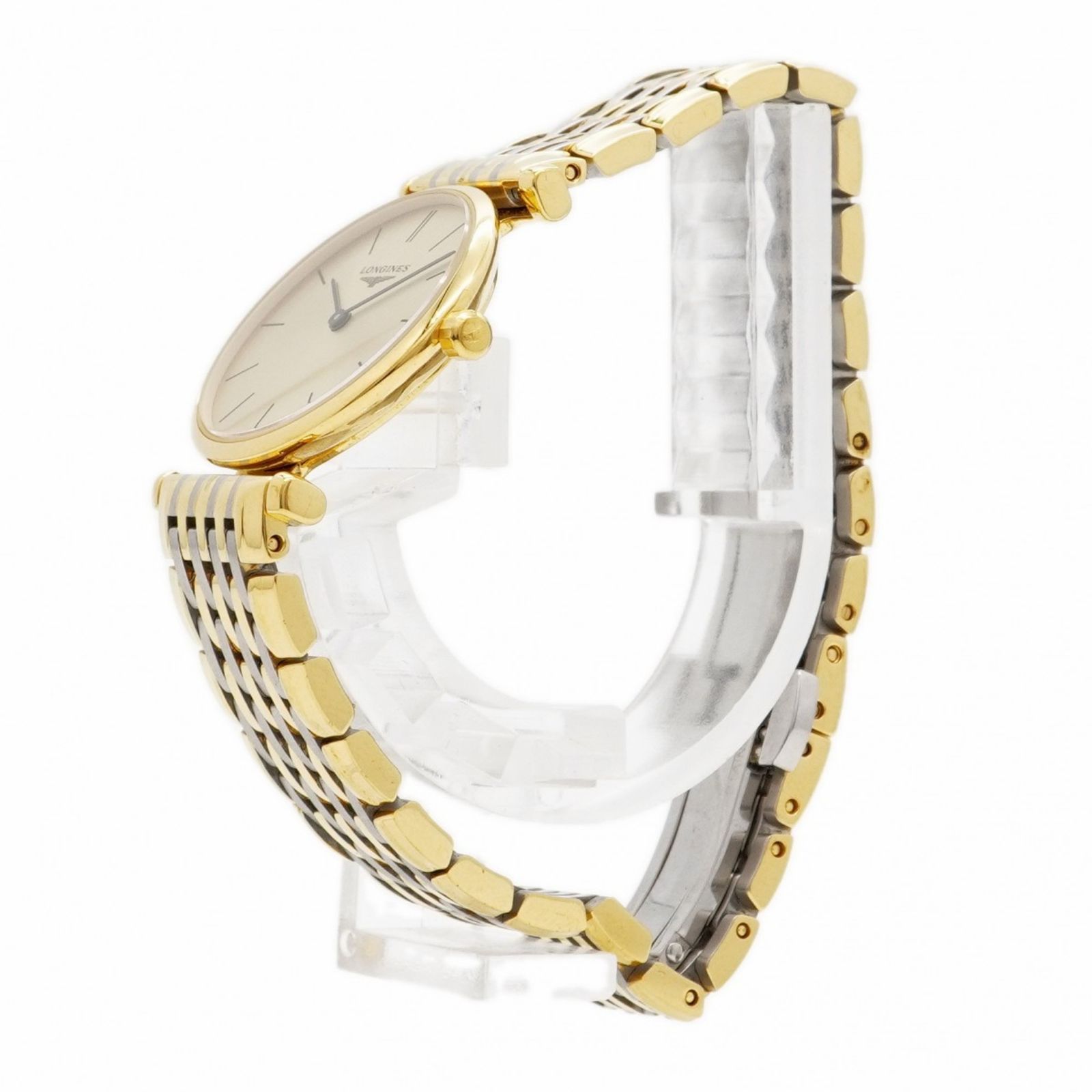 ロンジン ラ グランクラシックドゥ L4.209.2 ゴールド文字盤腕時計