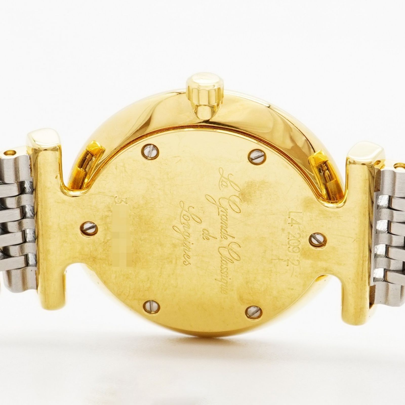 ロンジン ラ グランクラシックドゥ L4.209.2 ゴールド文字盤腕時計