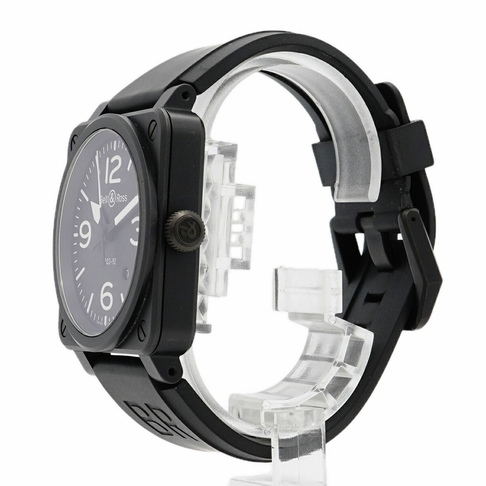 黒文字盤腕時計 メンズ