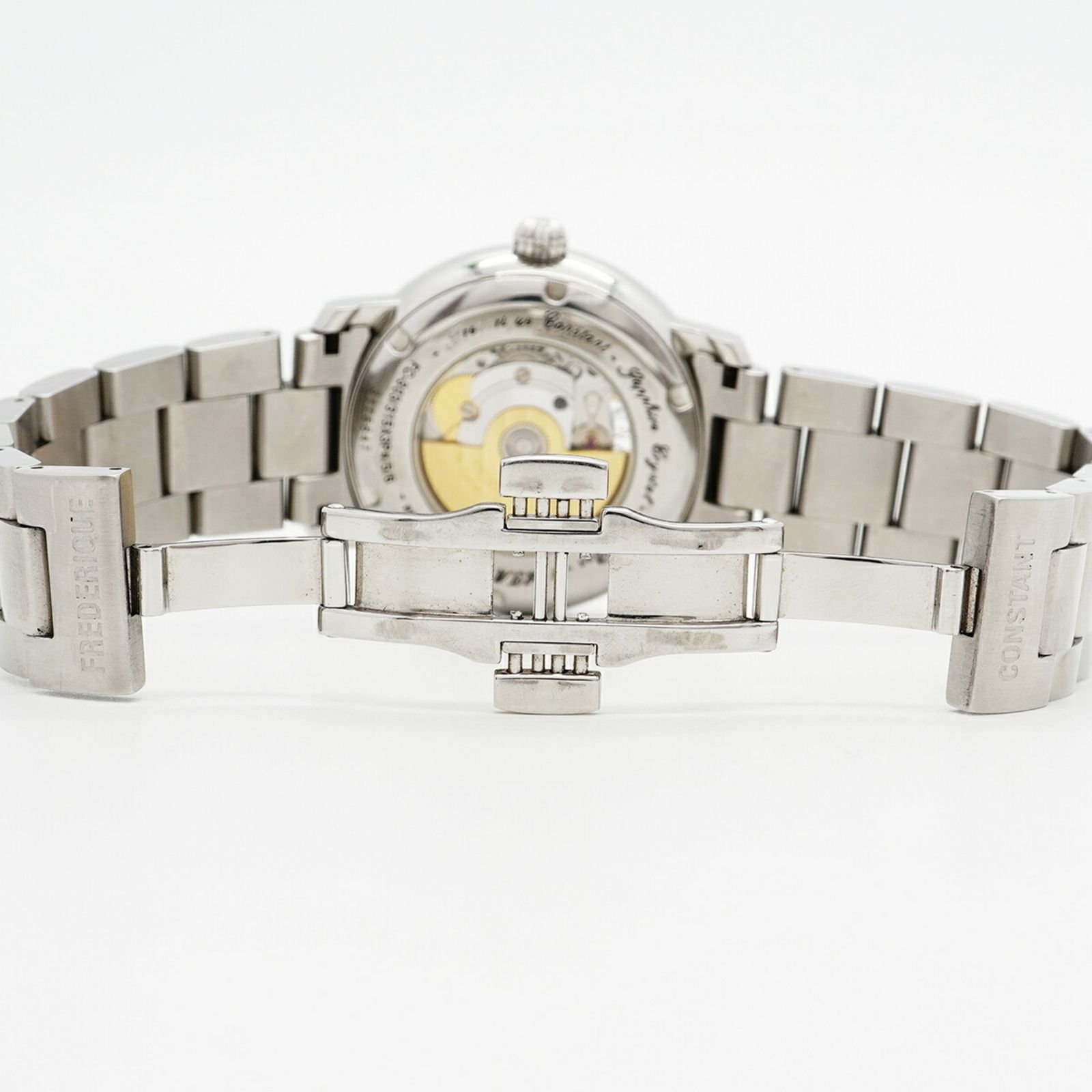 シルバー文字盤腕時計 メンズ