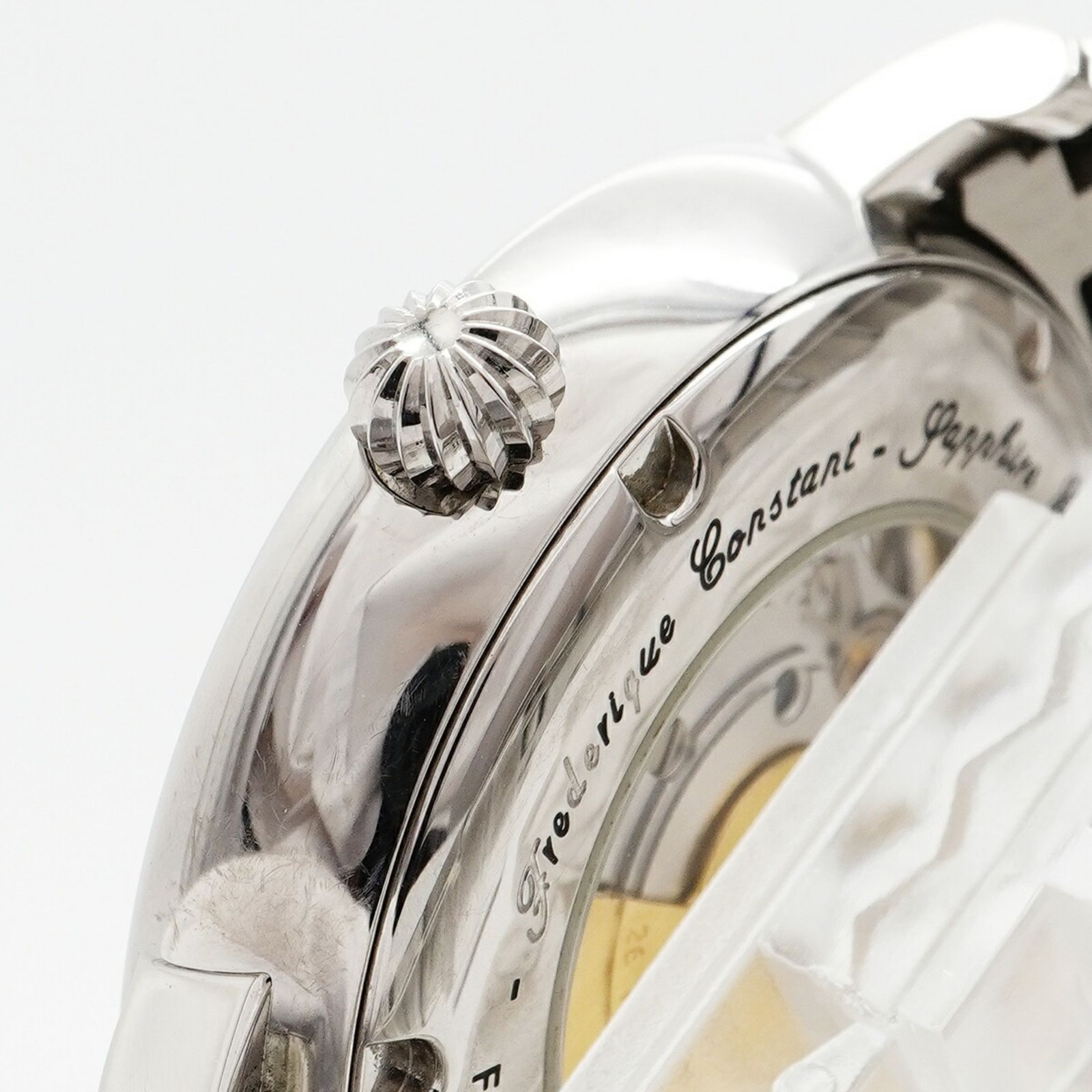 シルバー文字盤腕時計 メンズ