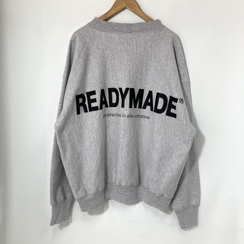READYMADE レディメイド スウェット トレーナー モックネック M-NECK