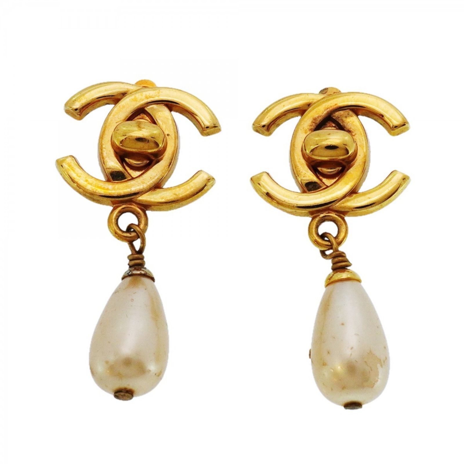シャネル(Chanel) シャネル イヤリング ココマーク ターンロック GP