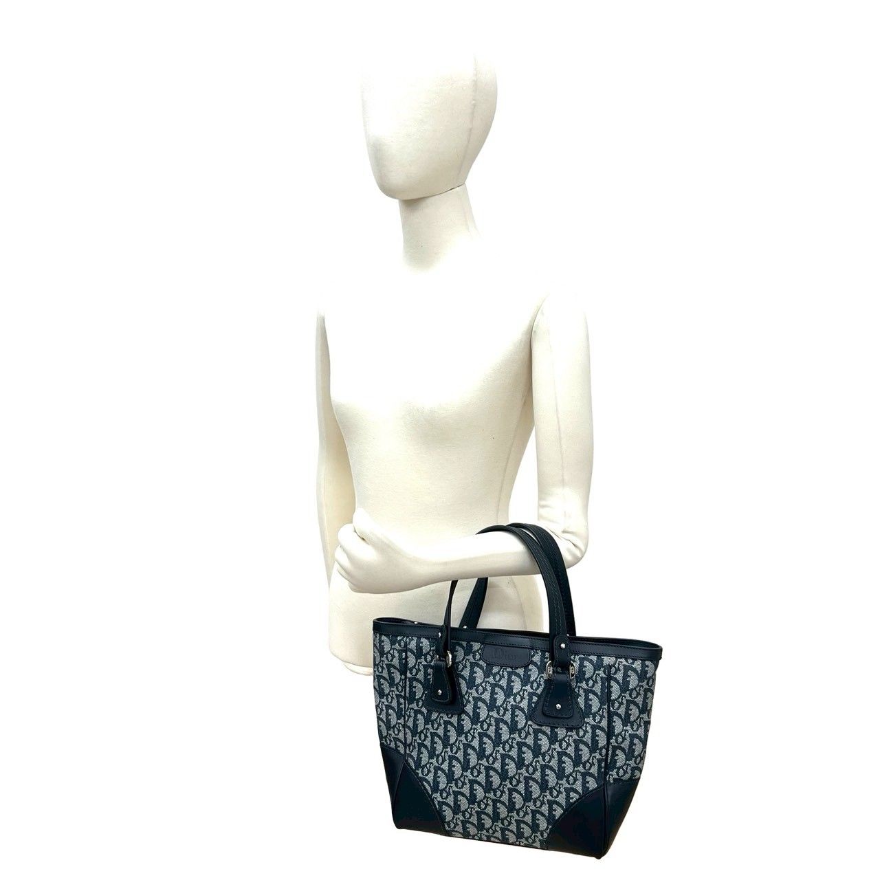 極 美品 Christian Dior ディオール トロッター 柄 CD ロゴ 金具