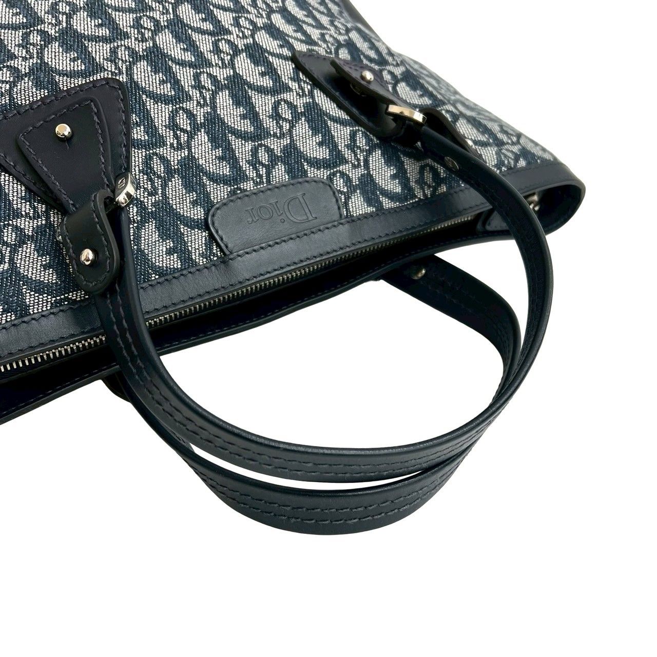 極 美品 Christian Dior ディオール トロッター 柄 CD ロゴ 金具