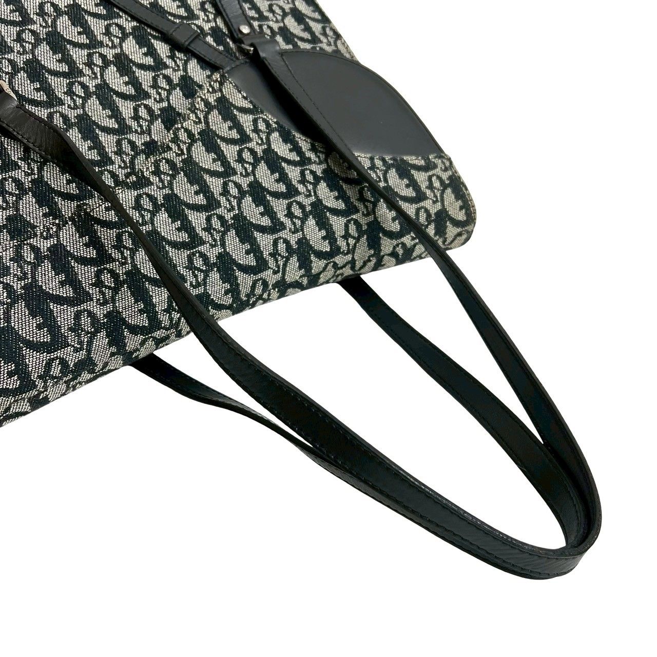 極 美品 袋付き Christian Dior ディオール トロッター 柄 サドル