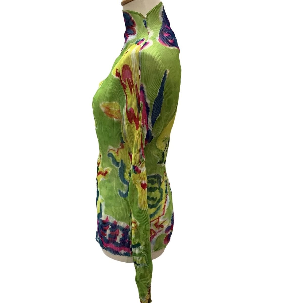 ♪♪ISSEY MIYAKE イッセイミヤケ シフォン 波プリーツ カットソー 総