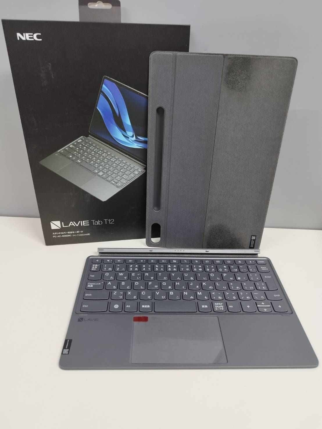 NEC LAVIE Tab T12 スタンドカバー付きキーボード/PC-AC-AD026C - メルカリ