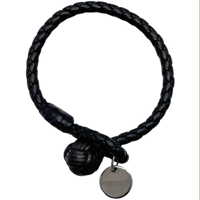 ボッテガヴェネタ ブレスレット ダーク ブラウン イントレチャート