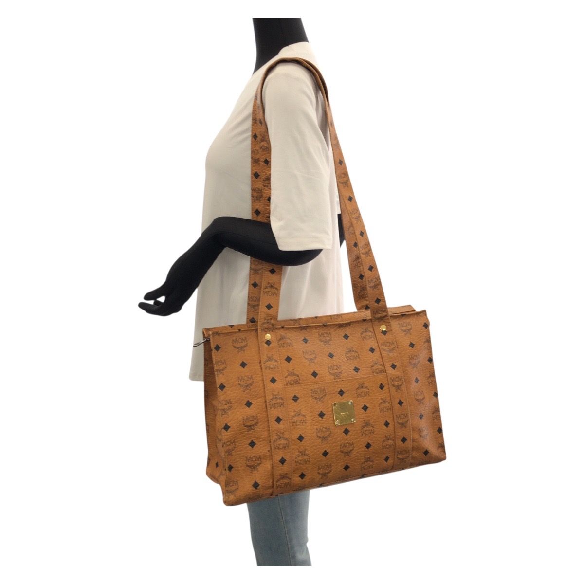 MCM エム シー エム ヴィンテージ ヴィセトス ブラウン キャメル