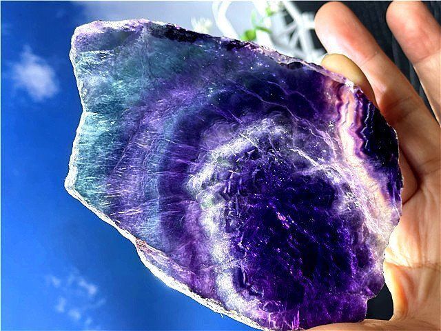 AAA級天然レインボーフローライト(蛍石)原石B89F3/25F28D - メルカリ