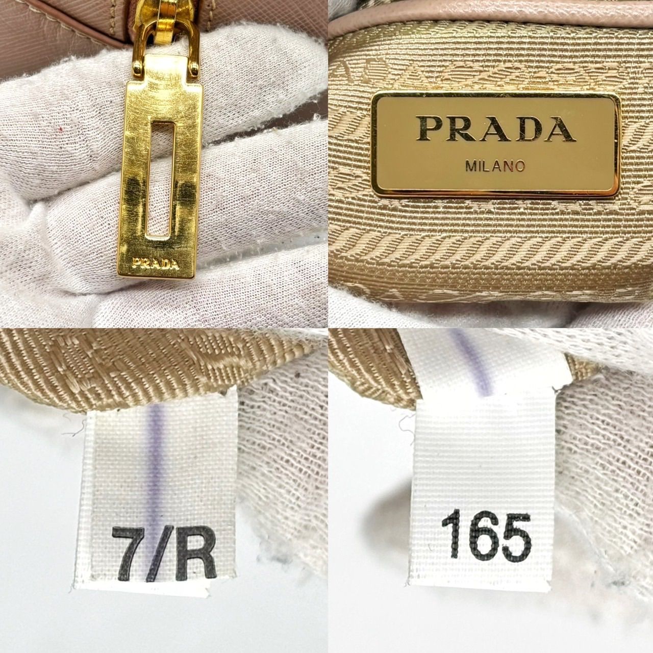 美品】PRADA ガレリア ボストンバッグ トートバッグ ハンドバッグ 三角 