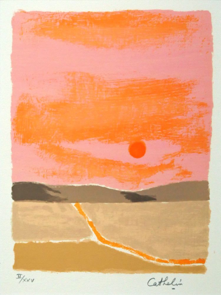 ベルナール カトラン「此道や行人なしに秋の暮_芭蕉（「俳諧十撰」より