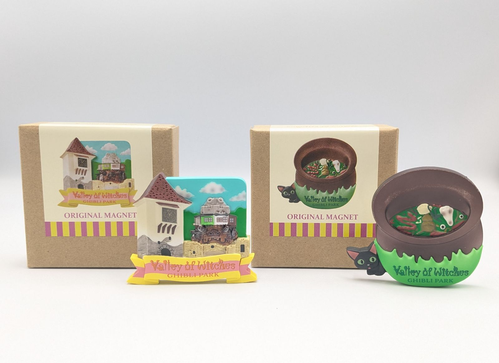 ジブリパーク限定 魔女の谷 オリジナルマグネット 2点セット ハウルの