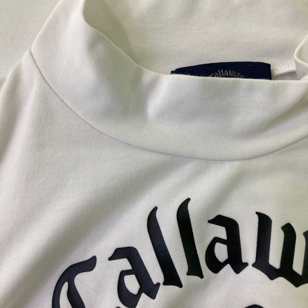 Callaway レディース ゴルフシャツ ハート柄 ホワイト L