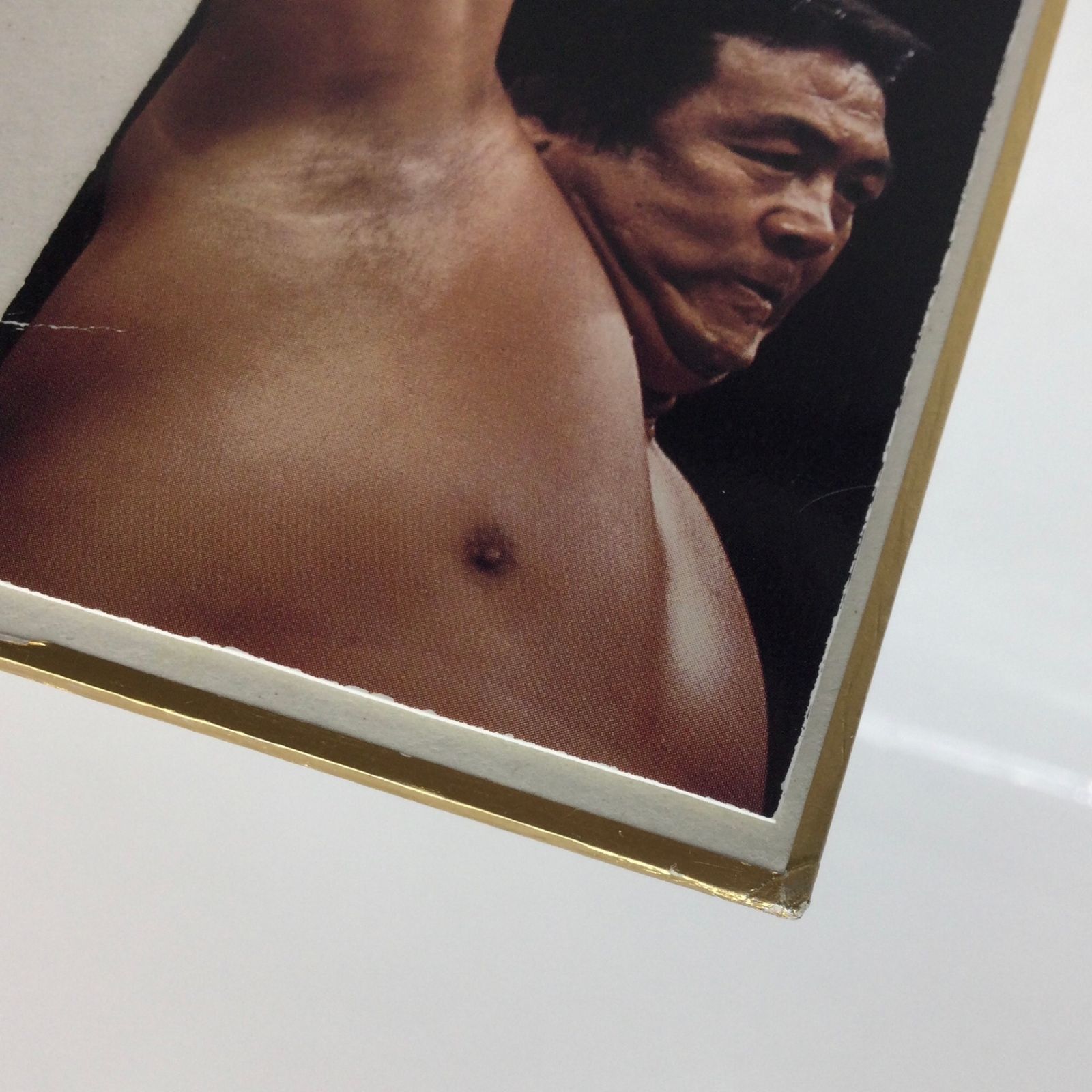 2249 【直筆サイン色紙】長州力 写真付き 新日本プロレス プロレスラー