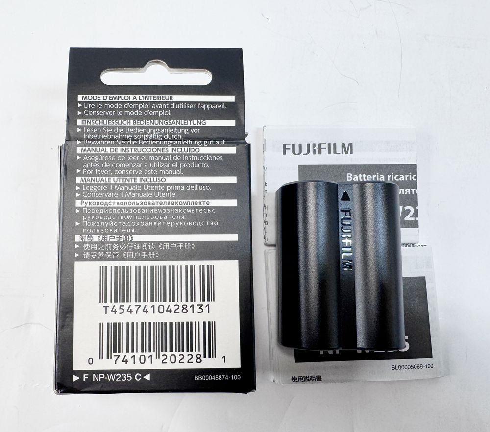 HY】【新古品】富士フイルム FUJIFILM 純正 充電式バッテリー NP-W235