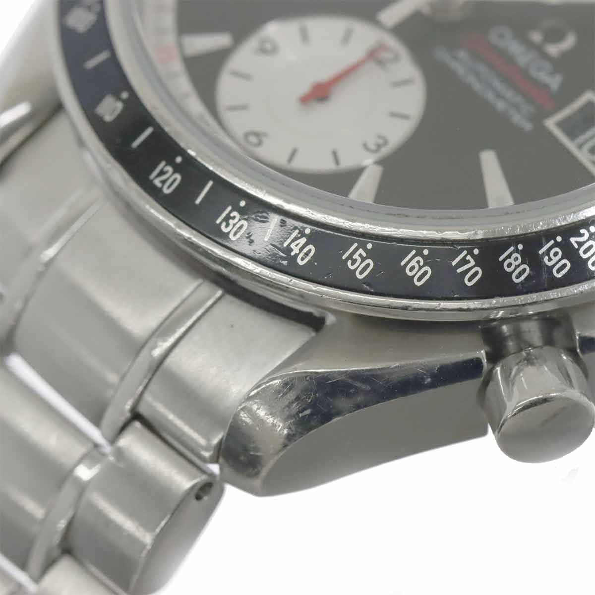  オメガ OMEGA スピードマスター デイト 3210 51 クロノグラフ メンズ 腕時計 デイト ブラック 自動巻き Speedmaster 90315232 高見え 自動巻き時計 腕時計(アナログ)