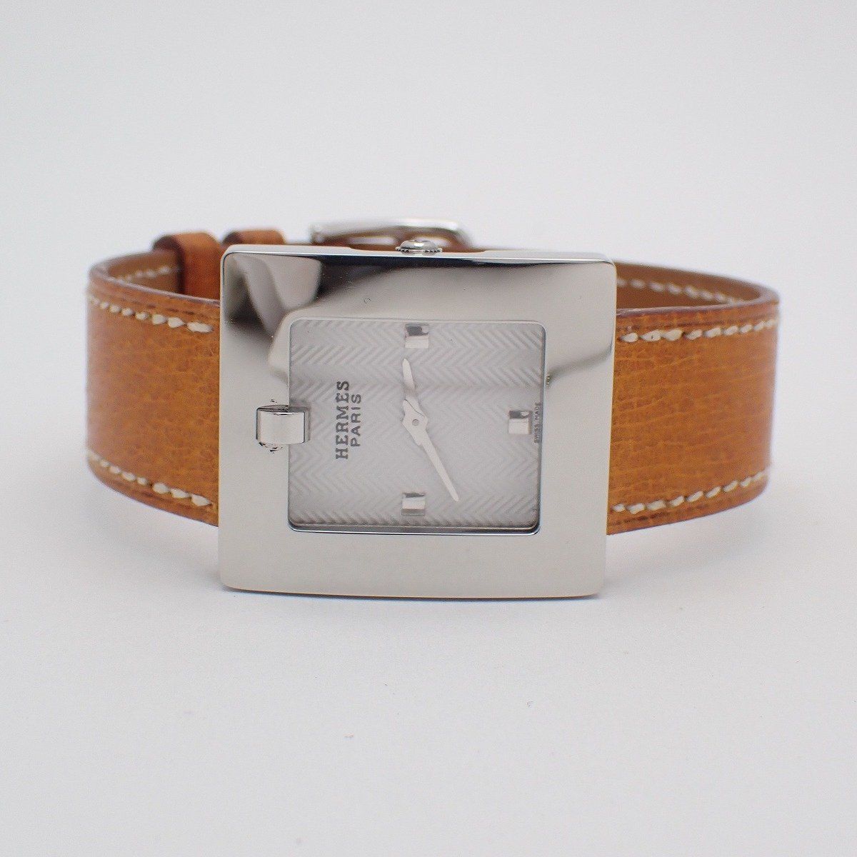 エルメス ベルトウォッチ クォーツ レディース 腕時計 白文字盤 ベルト