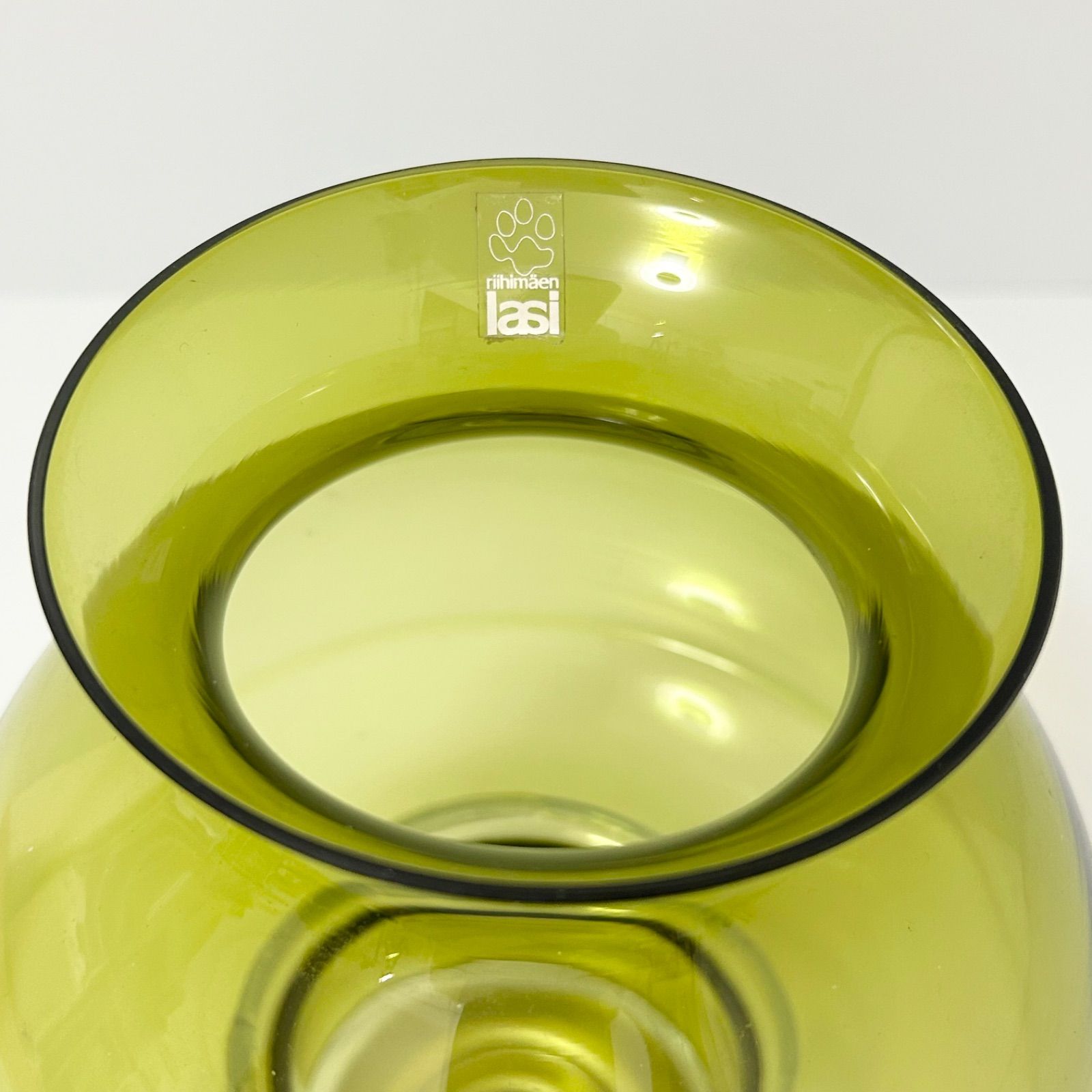 超希少 1970年代 Riihimaen Lasi リーヒマエンラシ ナニー・スティル作