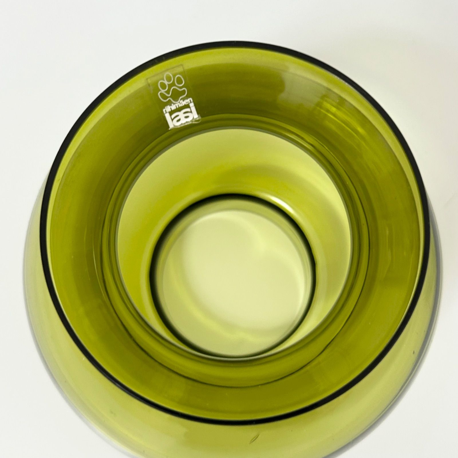 超希少 1970年代 Riihimaen Lasi リーヒマエンラシ ナニー・スティル作