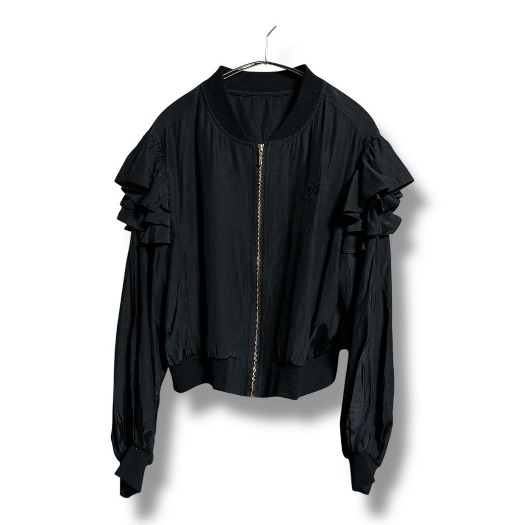 iDeaLuce イデアルーチェ シアーフリルブルゾン 上着 アウター 長袖