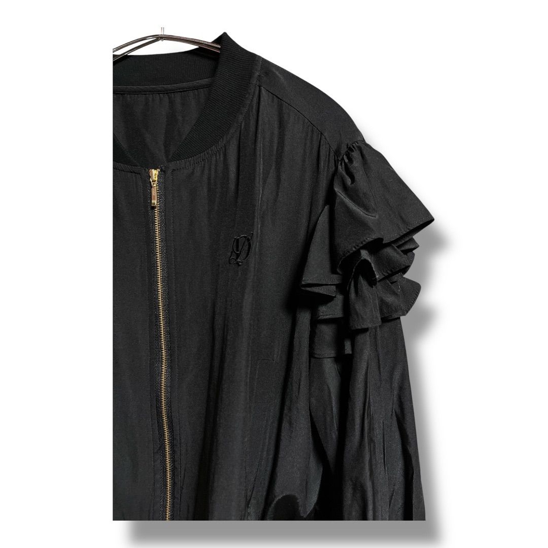 iDeaLuce イデアルーチェ シアーフリルブルゾン 上着 アウター 長袖