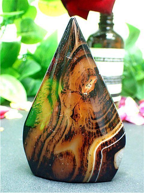 AAA級☆天然アゲート（メノウ 瑪瑙）原石YTB85Y3/55Y27D - メルカリ