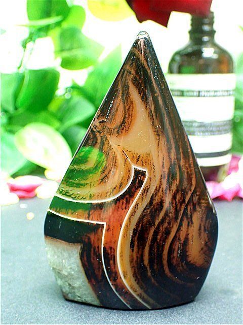 AAA級☆天然アゲート（メノウ 瑪瑙）原石YTB85Y3/55Y27D - メルカリ