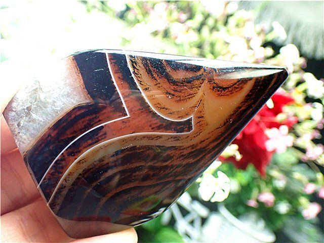 AAA級☆天然アゲート（メノウ 瑪瑙）原石YTB85Y3/55Y27D - メルカリ