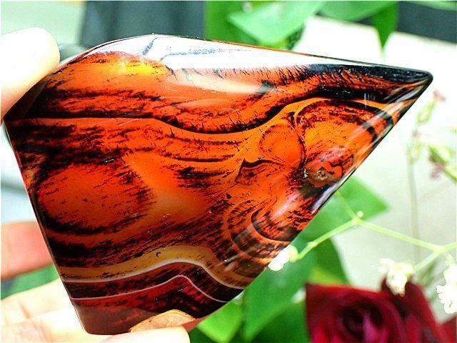 AAA級☆天然アゲート（メノウ 瑪瑙）原石YTB85Y3/55Y27D - メルカリ