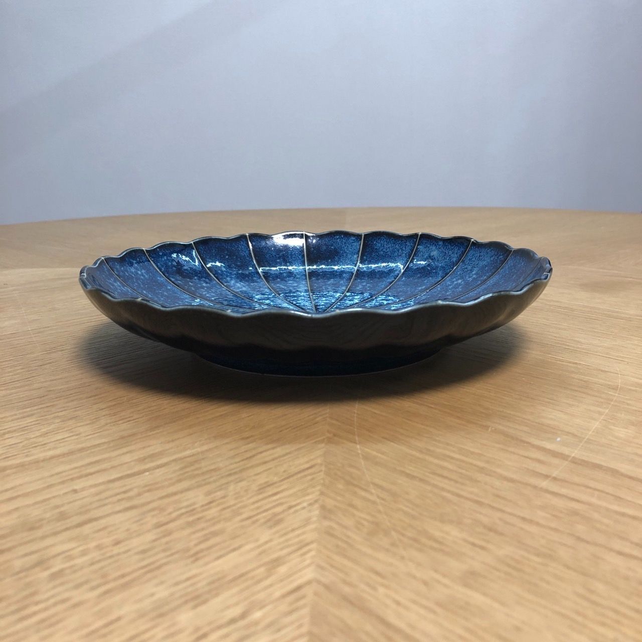 十草(窯変紺)菊型7.5皿 3枚セット - メルカリ