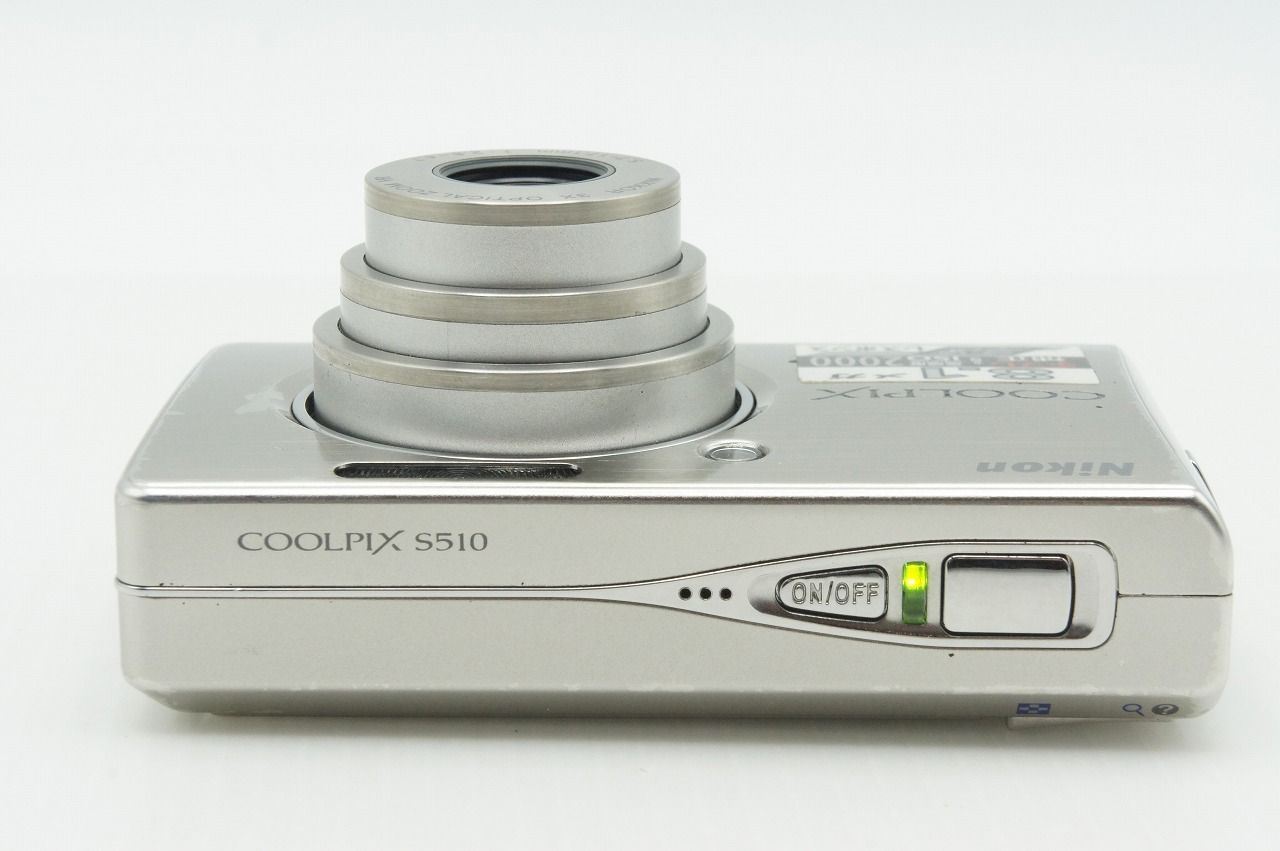 良品 Nikon ニコン COOLPIX S510 コンパクトデジタルカメラ シルバー