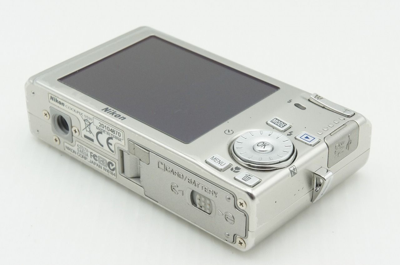 良品 Nikon ニコン COOLPIX S510 コンパクトデジタルカメラ シルバー