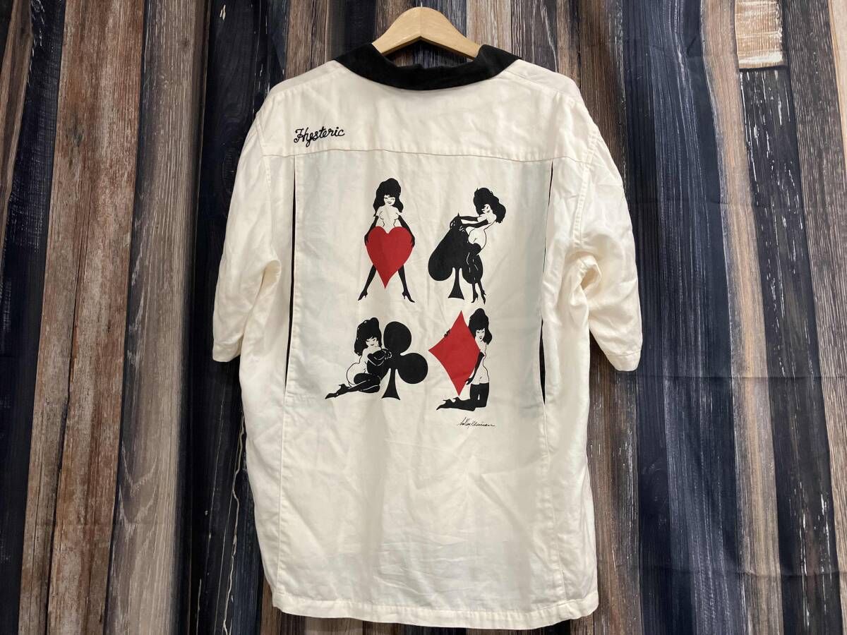 HYSTERIC GLAMOUR ヒステリックグラマー PLAY BOY ボウリングシャツ 