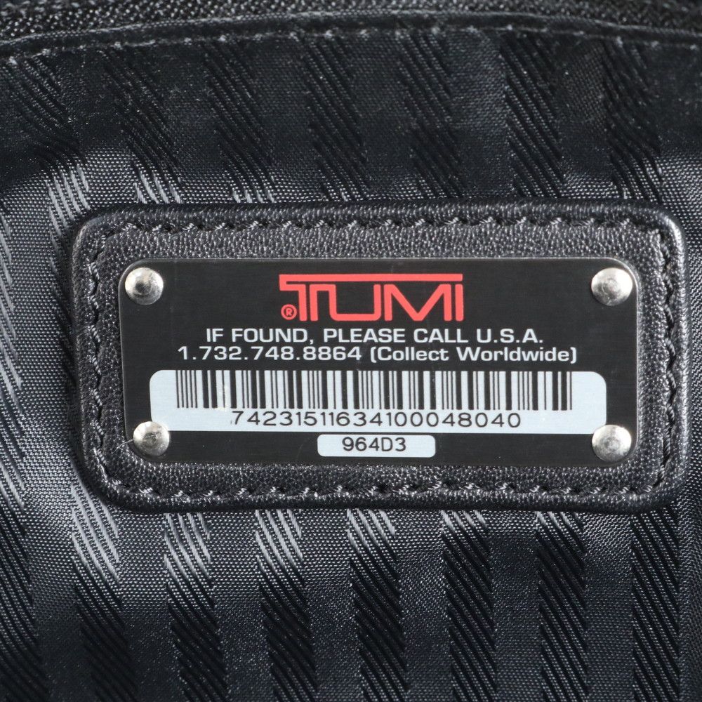 美品 TUMI トゥミ 964D3 レザー 2WAY ボストン バッグ 斜め掛け 出張