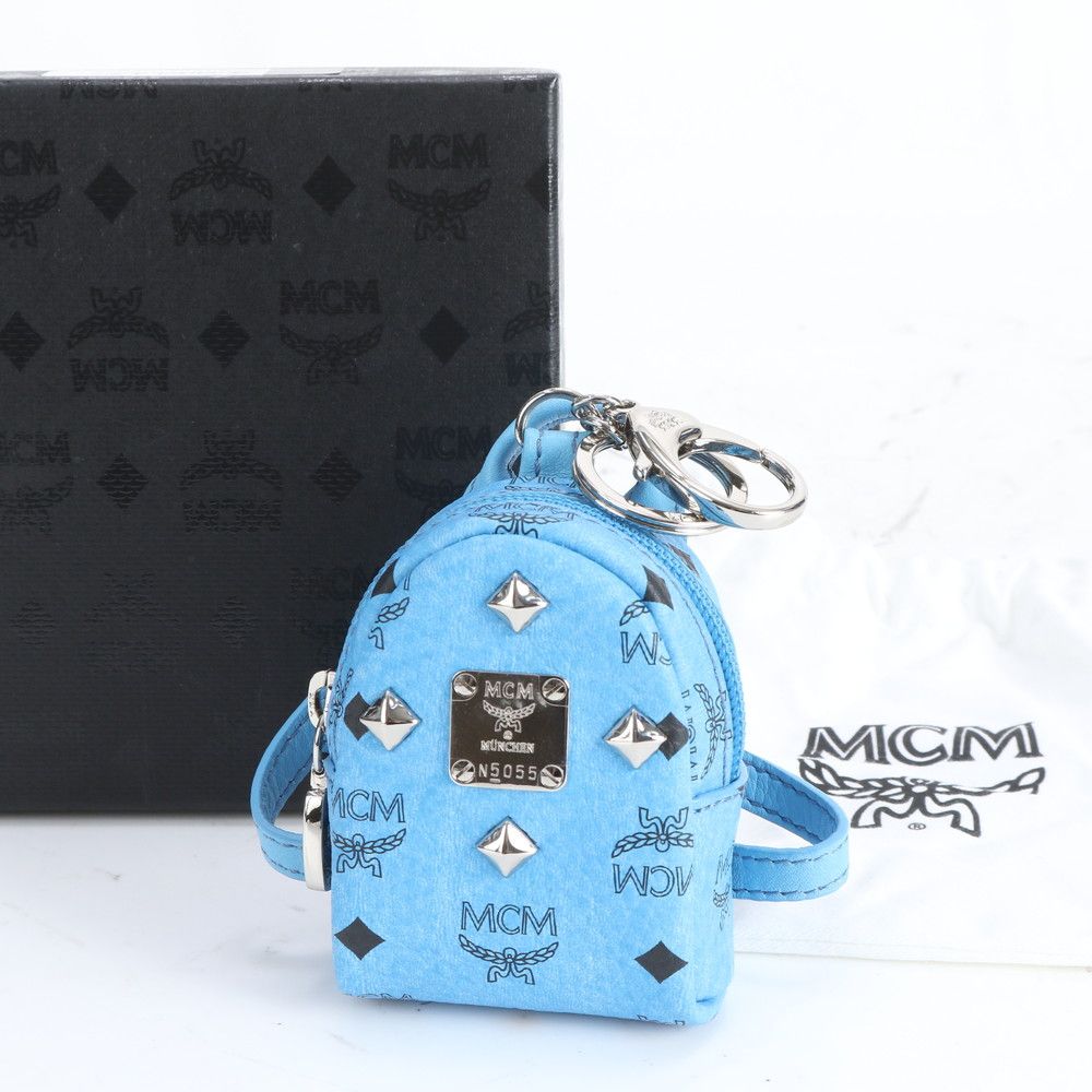 極美品 MCM エムシーエム ヴィセトス スタッズ ミニ リュック